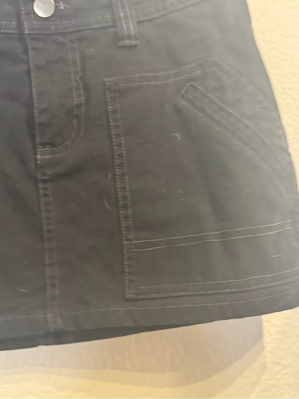 Aritzia Black Front-Pocket Mini Skirt - Picture 9 of 11